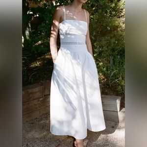 Elegant White Summer Dress